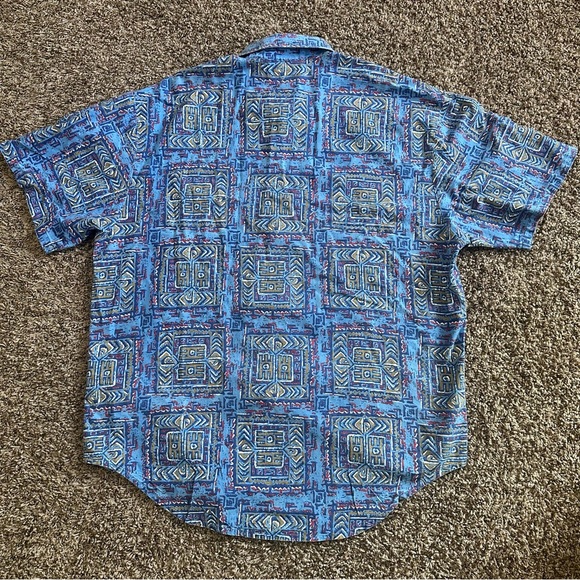 Vintage Quicksilver Button Up Shirt Surf Surfing Mens XL Oversized XXL Fit - Picture 5 of 7
